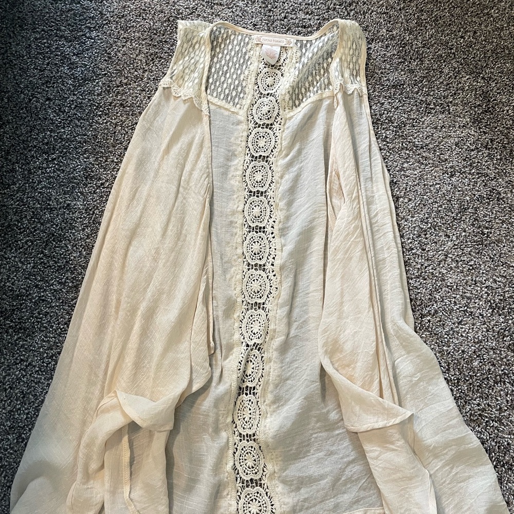 Lace Layering Vest